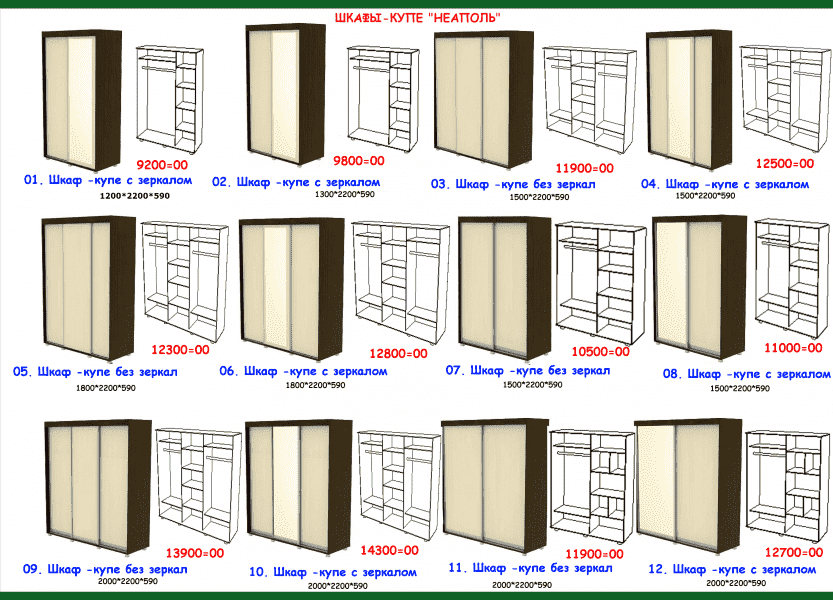 шкаф-купе неаполь в Ульяновске