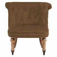 кресло amelie french country chair коричневое в Ульяновске