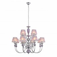 подвесная люстра st luce lilium sl175.103.12 розовая в Ульяновске