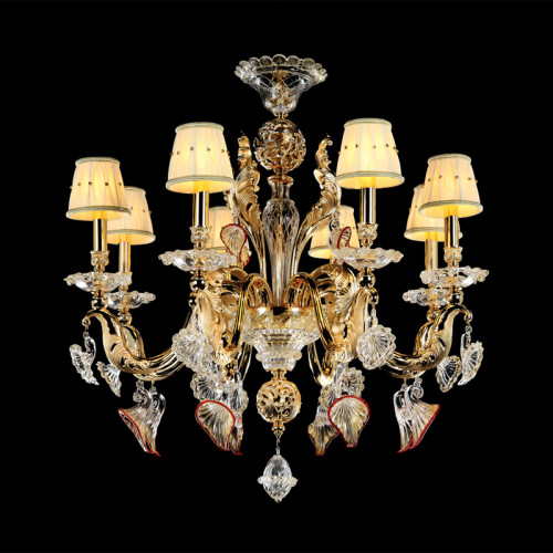 люстра md102729-8a от illuminati золото/янтарная в Ульяновске