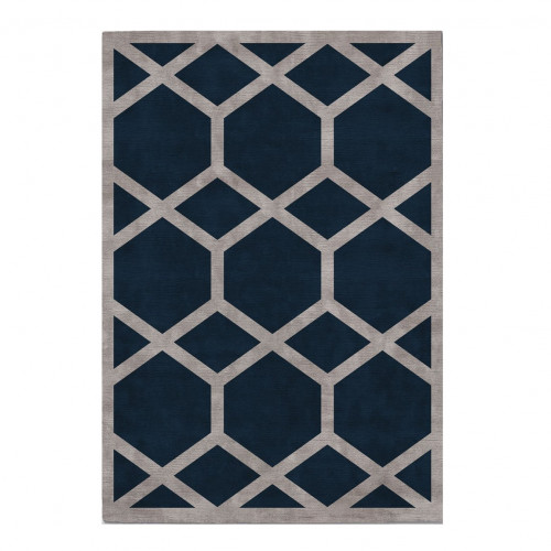 ковер ahston blue 150x220 синий в Ульяновске