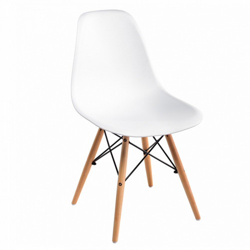 стул деревянный eames pc-015 white в Ульяновске