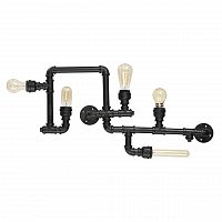 потолочная люстра ideal lux plumber pl5 nero в Ульяновске