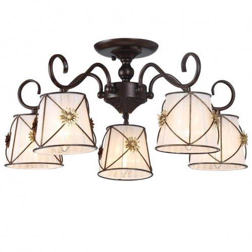 потолочная люстра arte lamp 72 a5495pl-5br в Ульяновске