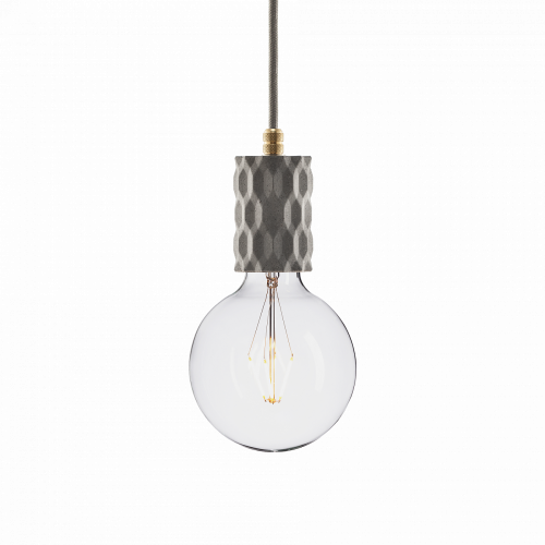 подвесной светильник beton glitter gray brass в Ульяновске