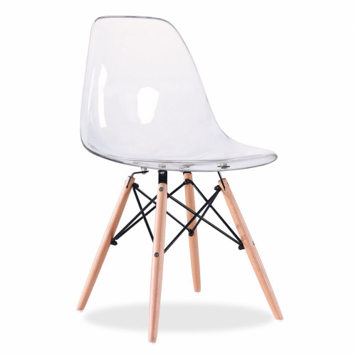 стул деревянный pc-015 прозрачный (eames style) в Ульяновске