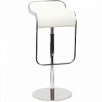 барный стул lem style piston stool белая кожа в Ульяновске