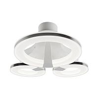 потолочный светодиодный светильник idlamp jenevra 397/3pf-ledwhitechrome в Ульяновске