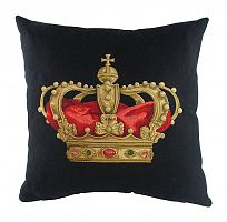 подушка с картинкой короны king crown black в Ульяновске