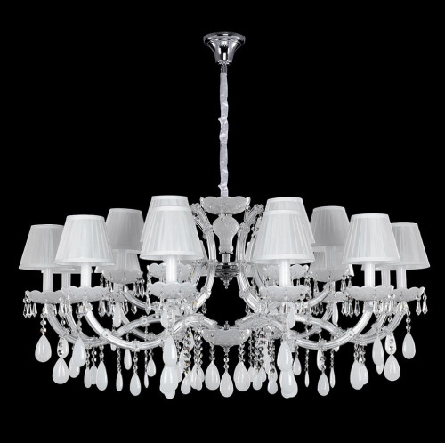 подвесная люстра crystal lux blanca sp18 белая в Ульяновске