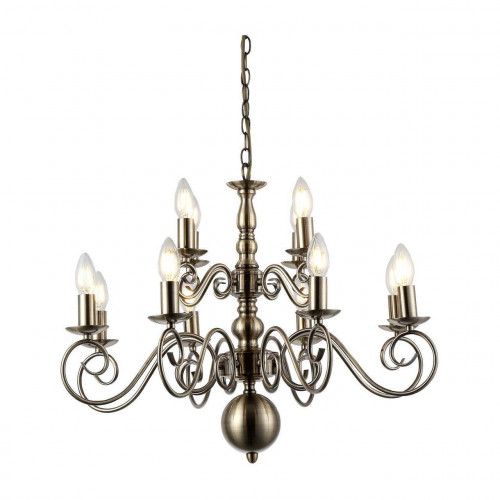 подвесная люстра arte lamp a1129lm-12ab в Ульяновске