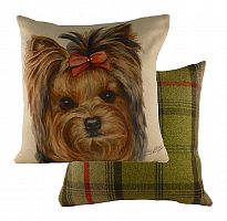 подушка с принтом waggydogs yorkie в Ульяновске