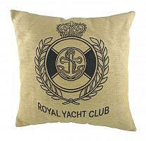 подушка с гербом королевского royal yacht club в Ульяновске