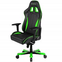 кресло геймерское dxracer king ks57 черно-зеленое в Ульяновске