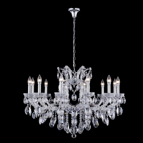 подвесная люстра crystal lux hollywood sp12 chrome в Ульяновске