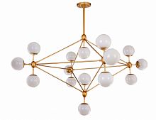 люстра modo 15 gold золото, белые плафоны в Ульяновске