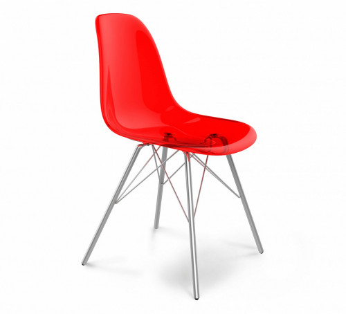 стул dsr красный s37 (eames style) в Ульяновске