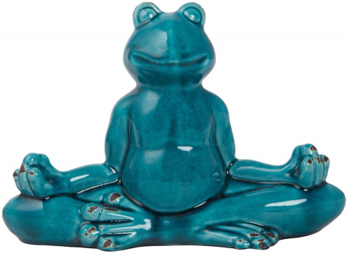 декор frog blue meditation в Ульяновске