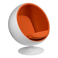 кресло eero aarnio style ball chair оранжевое в Ульяновске