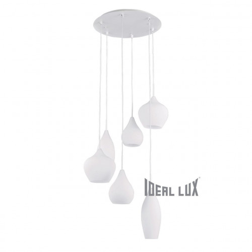 подвесная люстра ideal lux soft sp6 bianco в Ульяновске