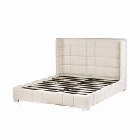 кровать двуспальная с бортиками 180x200 бежевая oakley bed в Ульяновске