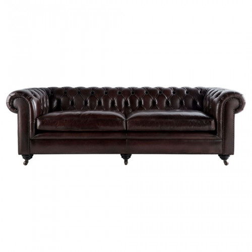 диван chesterfield lounge прямой темно-коричневый в Ульяновске