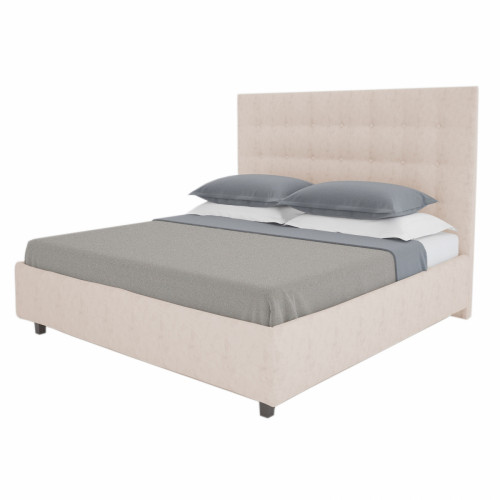 кровать двуспальная 160х200 светло-бежевая royal black в Ульяновске