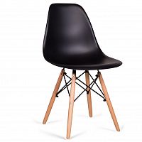 стул деревянный pc-015 черный (eames style) в Ульяновске