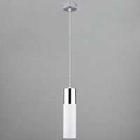 подвесной светильник eurosvet double topper 50135/1 led хром/белый в Ульяновске