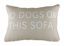 подушка с надписью no dogs on this sofa в Ульяновске