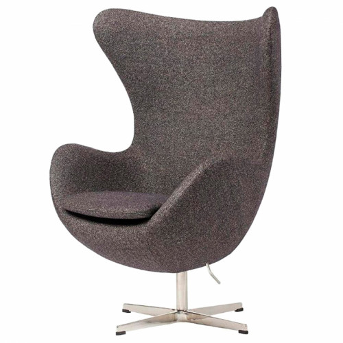 кресло egg chair серое в Ульяновске
