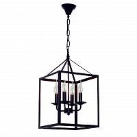 дизайнерская подвесная люстра spot light cage 9810404 черная в Ульяновске