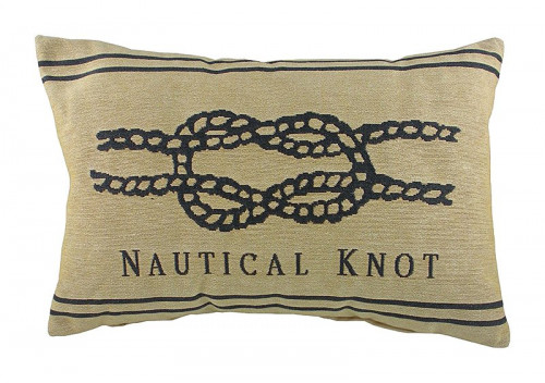 подушка с морским узлом nautical knot natural в Ульяновске