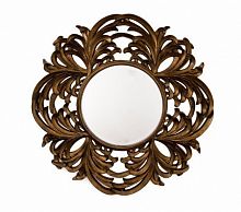 зеркало круглое большое в резной раме round leaf в Ульяновске