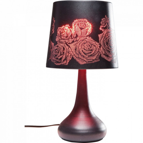 лампа настольная rose мультиколор с рисунком розы в Ульяновске