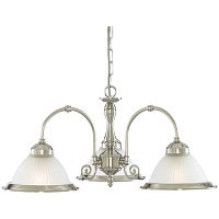 подвесная люстра arte lamp american diner a9366lm-3ss белая в Ульяновске