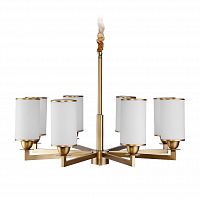 люстра brch9040-8 от delight collection белая/золото в Ульяновске