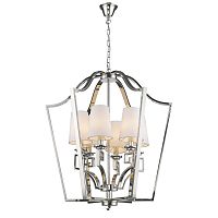 люстра presidential 6 от delight collection белая/никель в Ульяновске