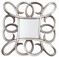 зеркало серебряное квадратное в фигурной раме silver swirl frame от rvastley в Ульяновске