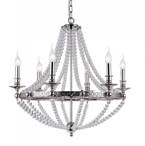 подвесная люстра crystal lux perugia sp6 хром в Ульяновске