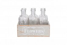 набор стеклянных бутылок flowers в Ульяновске