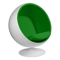 кресло eero aarnio style ball chair зеленое в Ульяновске