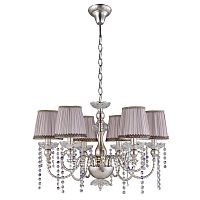 подвесная люстра crystal lux alegria sp6 silver-brown в Ульяновске