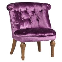 кресло sophie tufted slipper chair сиреневое в Ульяновске