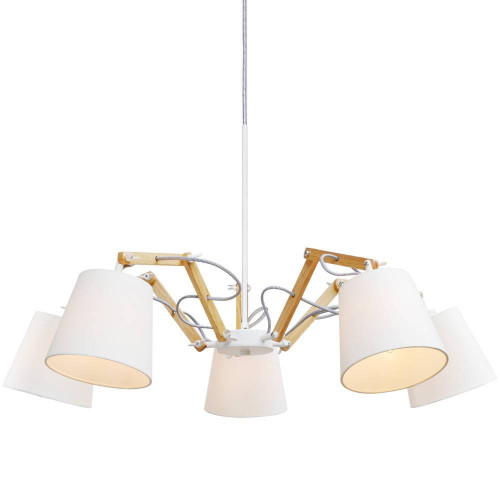 подвесная люстра arte lamp pinoccio a5700lm-5wh в Ульяновске