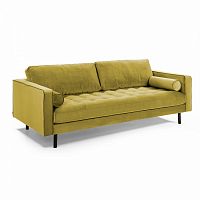 диван bogart sofa 2 двухместный темно-желтый от la forma (ex julia grup) в Ульяновске