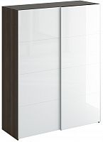 шкаф-купе slide 1700 белый глянец с коричневым в Ульяновске