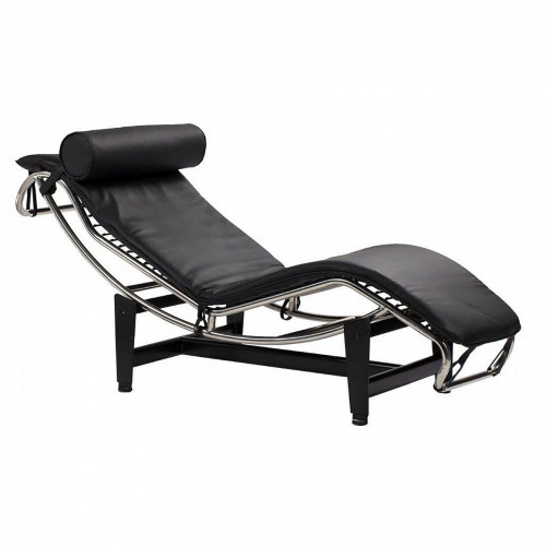 шезлонг chaise longue lc4 черный в Ульяновске