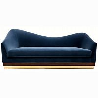 диван hughes sofa прямой синий в Ульяновске