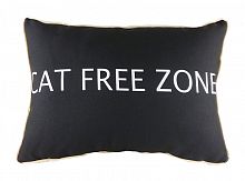 подушка с надписью cat free zone в Ульяновске